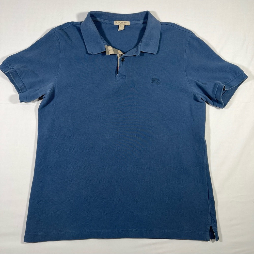 Burberry Brit with Logo Navy Polo Shirt Men’s Large